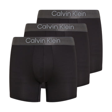 Calvin Klein MICRO STRETCH 3 Pack Mens Boxer Briefs Black