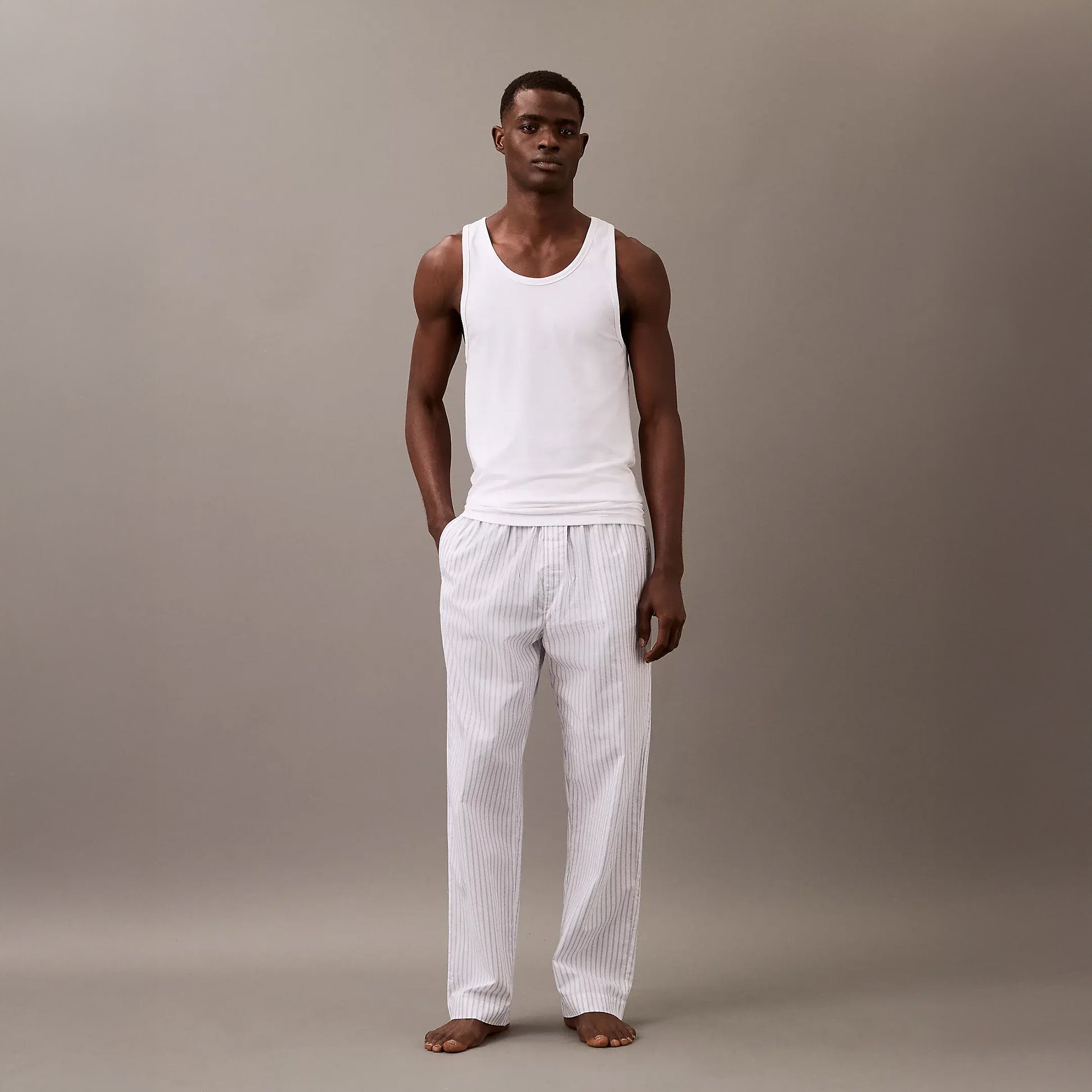 Calvin Klein 3 Pack Mens Lounge Tank Tops White