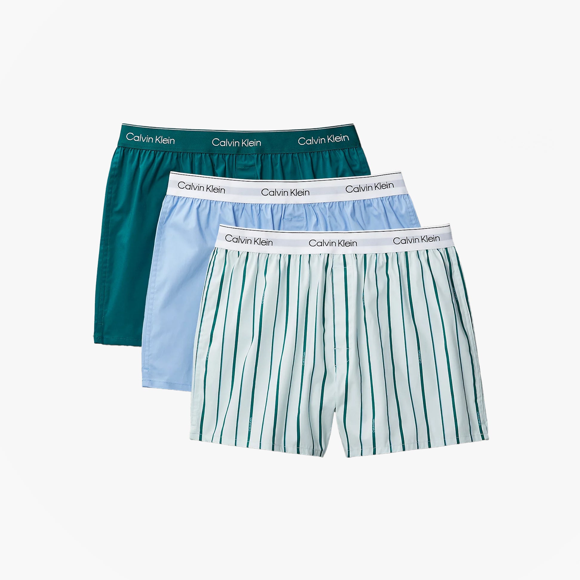 Calvin Klein BOXER SLIM 3 Pack Mens Cotton Stretch Multicoloured