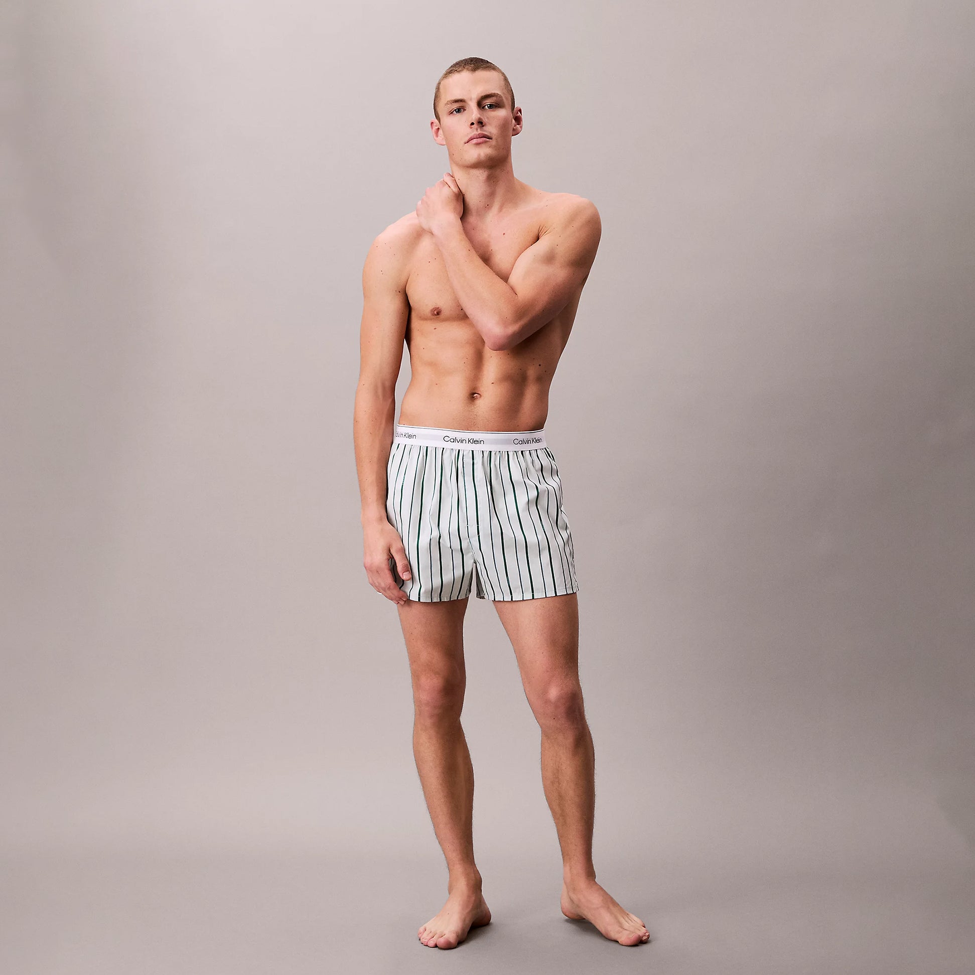 Calvin Klein BOXER SLIM 3 Pack Mens Cotton Stretch Multicoloured