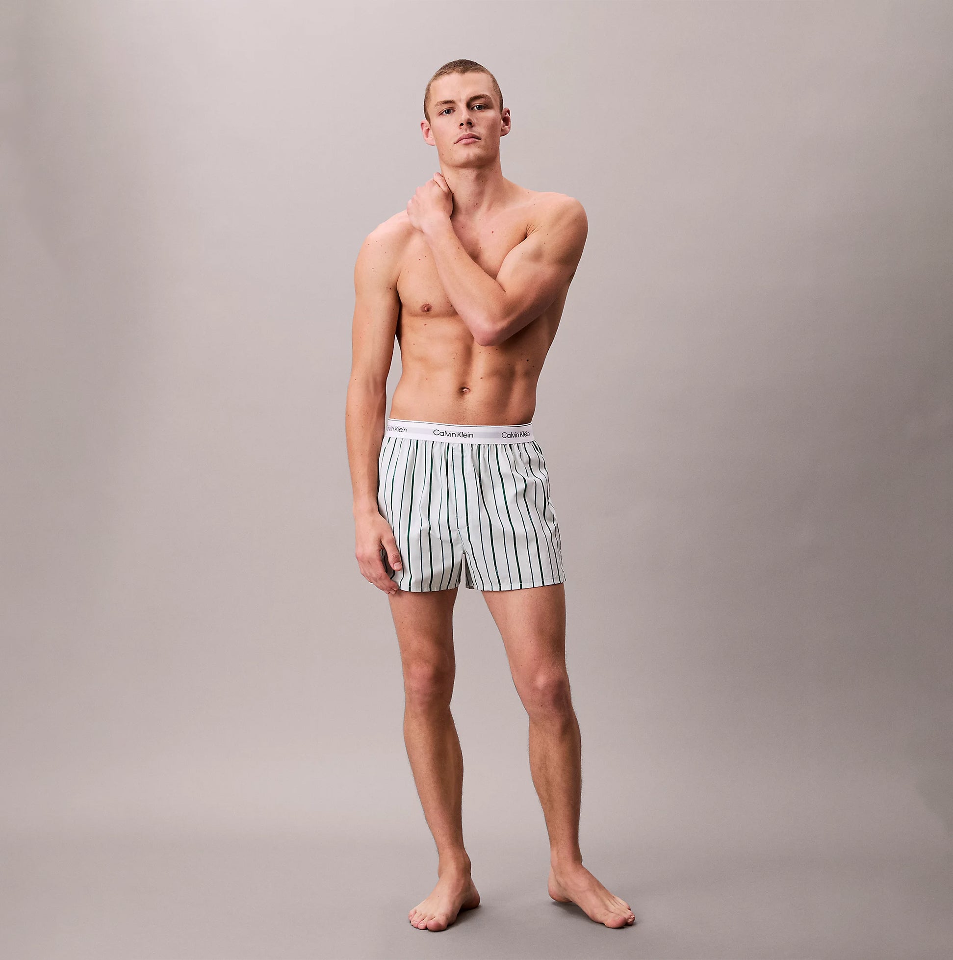 Calvin Klein BOXER SLIM 3 Pack Mens Cotton Stretch Multicoloured