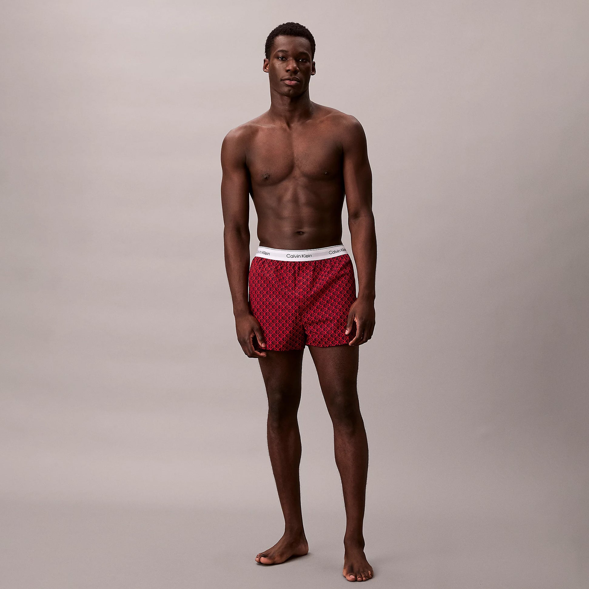 Calvin Klein BOXER SLIM 3 Pack Mens Cotton Stretch Multicoloured