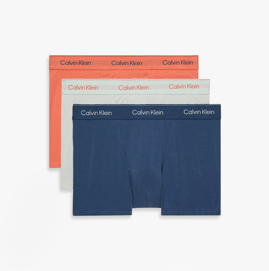 Calvin Klein RELAXED FIT 3 Pack Mens Trunks Multicolour