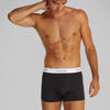 Calvin Klein ICON Cotton Stretch 3 Pack Dart Trunks Black/White