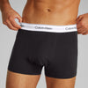 Calvin Klein ICON Cotton Stretch 3 Pack Dart Trunks Black/White