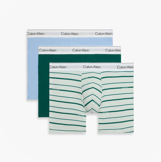 Calvin Klein BOXER BRIEF 3 Pack Mens Cotton Stretch Multicolour