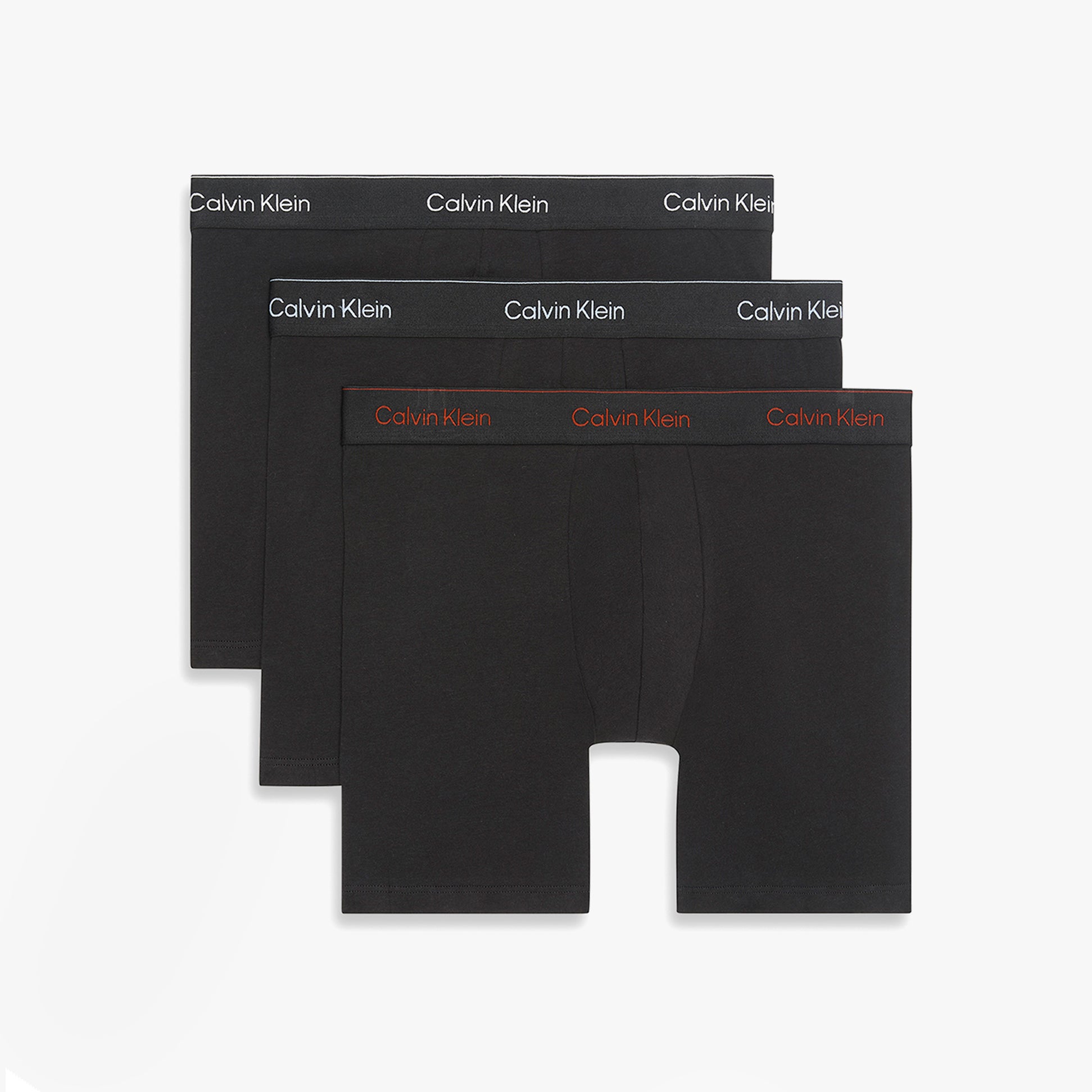 Calvin Klein BOXER BRIEF 3 Pack Mens Cotton Stretch Black