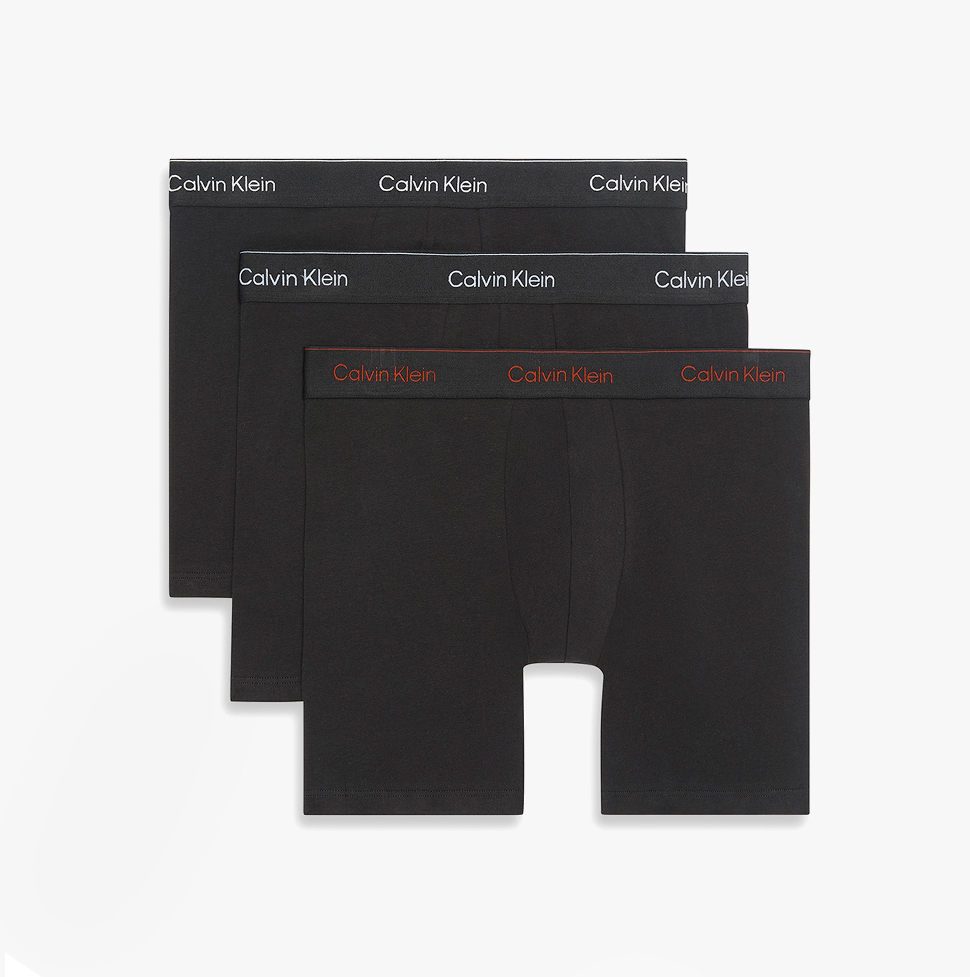 Calvin Klein BOXER BRIEF 3 Pack Mens Cotton Stretch Black