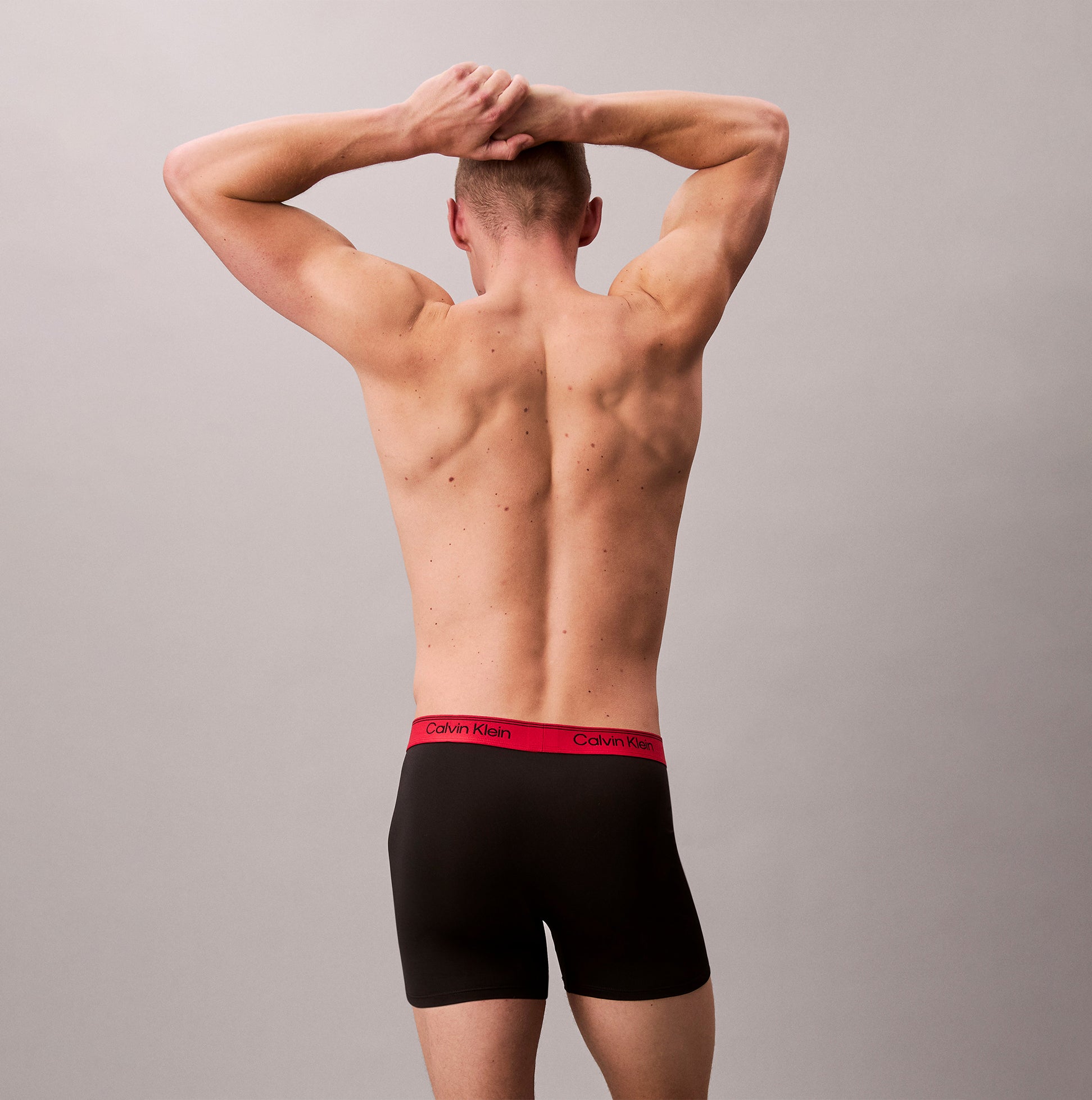 Calvin Klein BOXER BRIEF 3 Pack Mens Microfibre Stretch Black