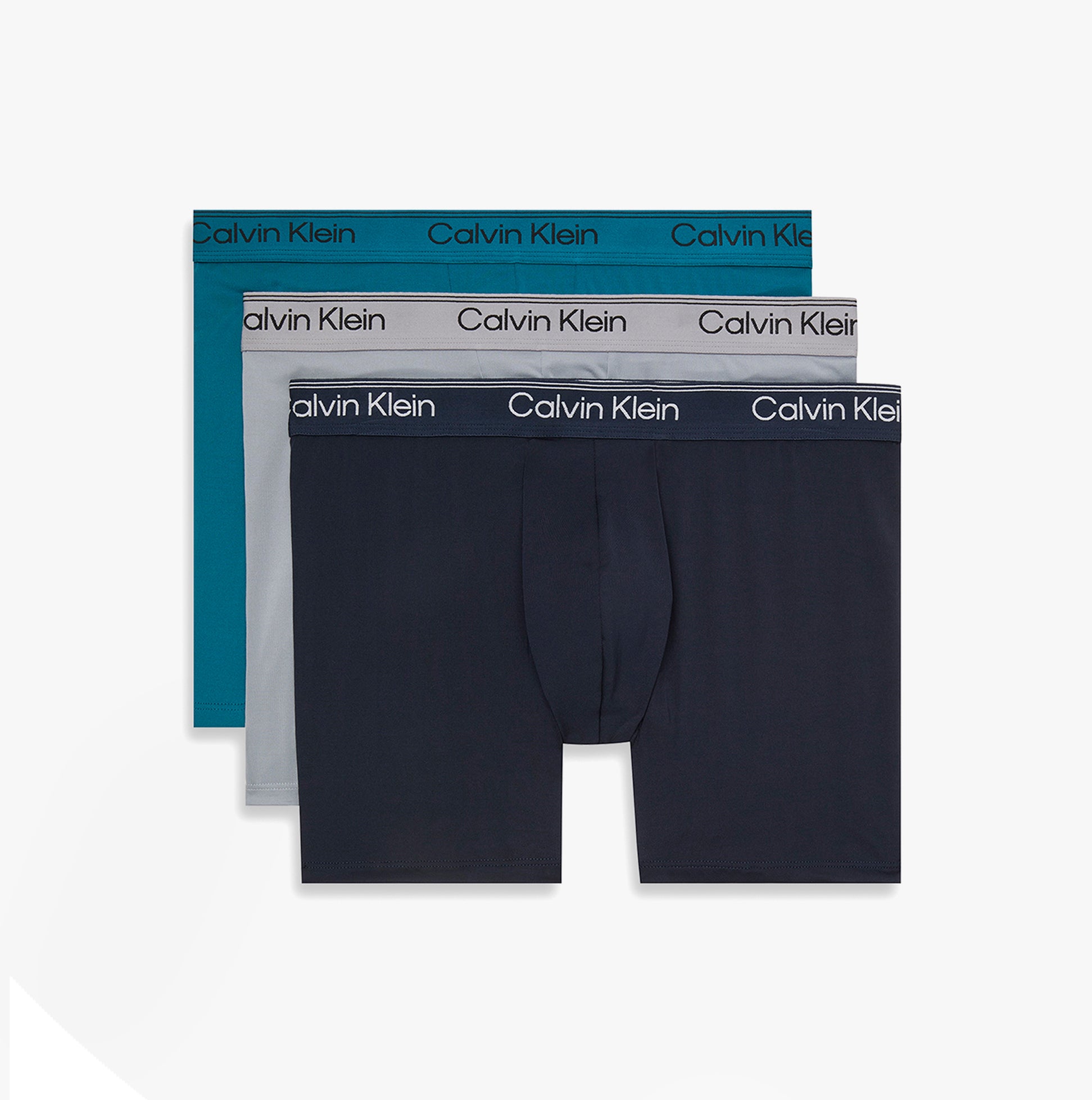 Calvin Klein BOXER BRIEF 3 Pack Mens Microfibre Stretch Multicoloured