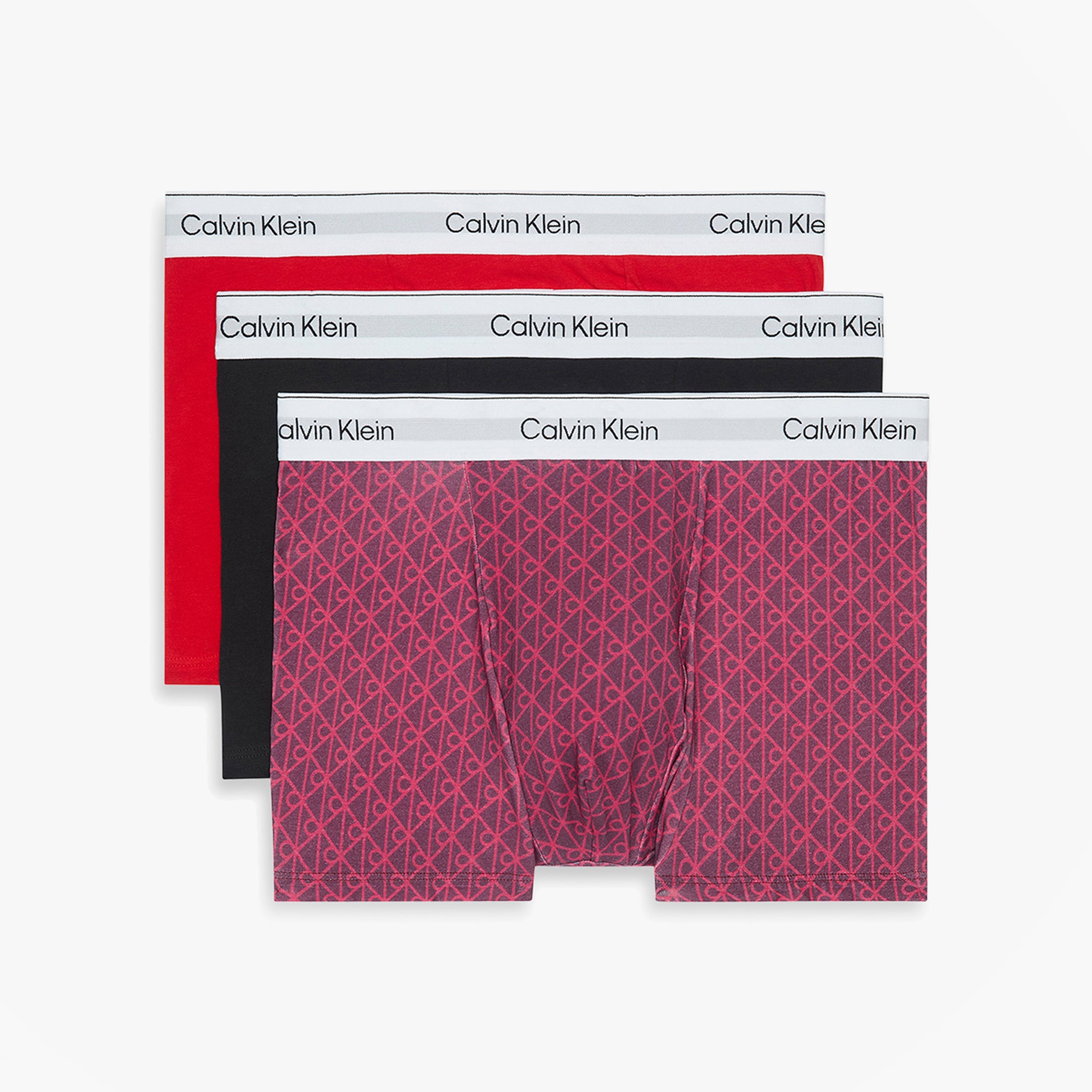 Calvin Klein RELAXED FIT 3 Pack Mens Trunks Multicoloured