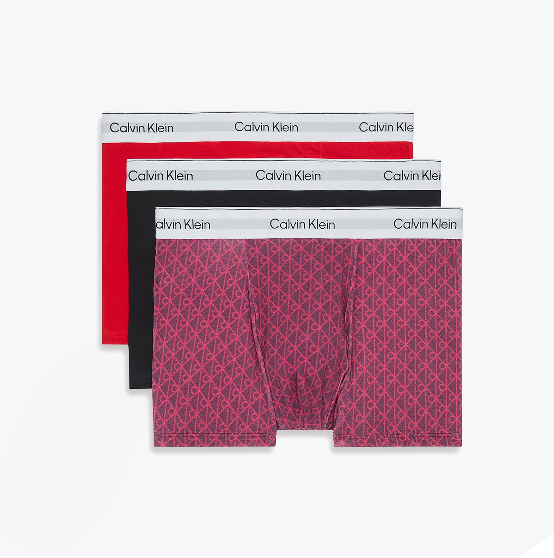 Calvin Klein RELAXED FIT 3 Pack Mens Trunks Multicoloured