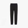 Calvin Klein QUILTED JOGGER Mens Joggers Black front view showing elastic waistband and cuffed ankles