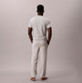 Calvin Klein JOGGER Mens Grey Heather back view featuring relaxed fit and stylish design.