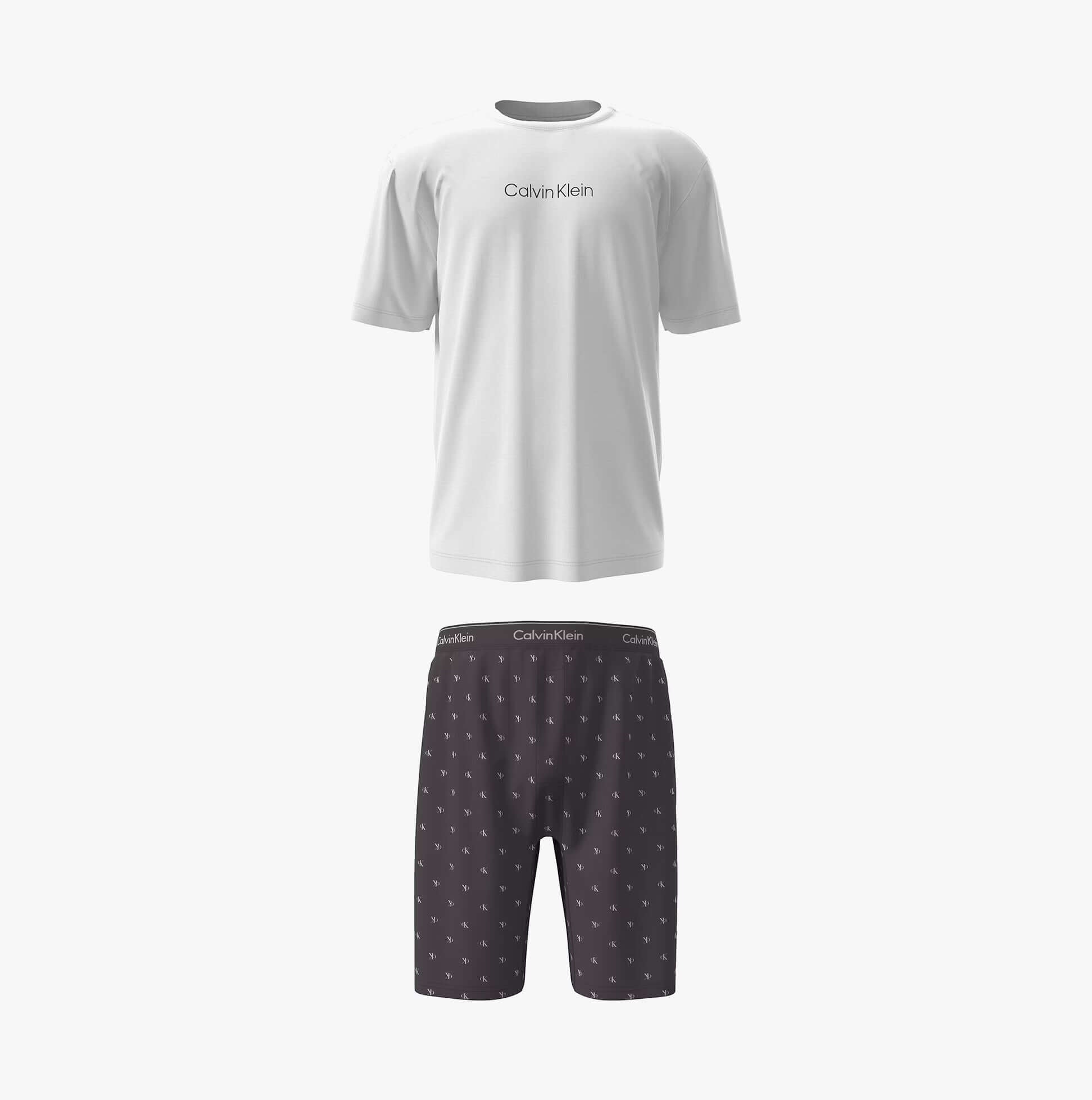 Calvin Klein SS TEE AND SHORT SET Mens Multicoloured