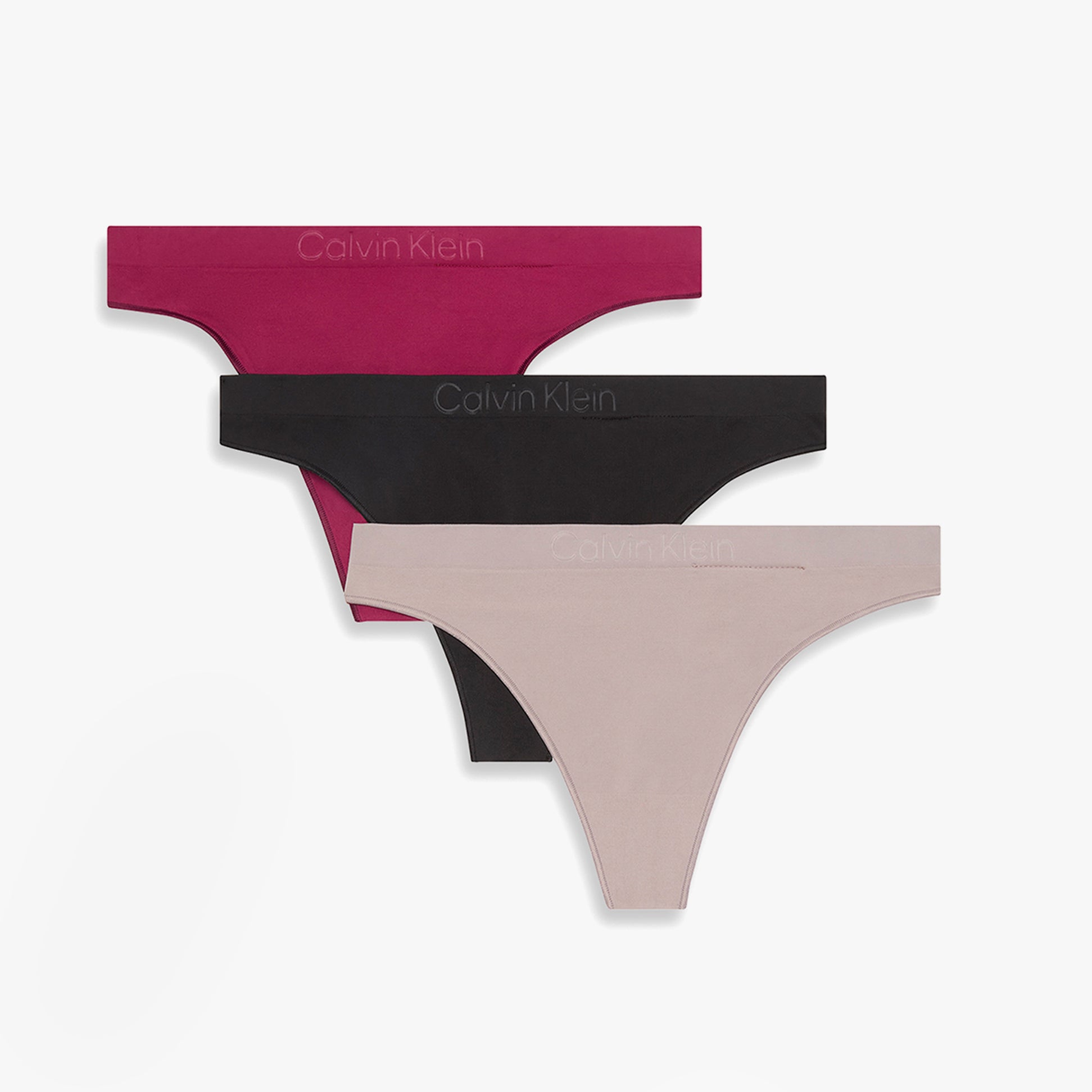 Calvin Klein Bonded Flex Seamless 3 Pack Thong Multi