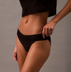 Calvin Klein ICON LOGO Low Rise Womens Bikini Briefs Black