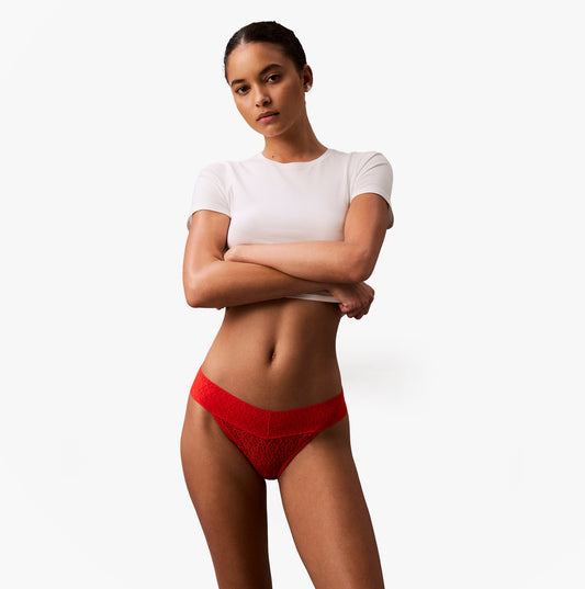 Calvin Klein ICON LOGO Low Rise Womens Bikini Briefs Molten