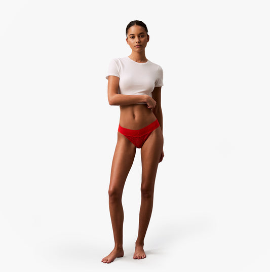 Calvin Klein ICON LOGO Low Rise Womens Bikini Briefs Molten