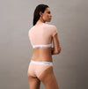 Calvin Klein ICON COTTON Womens T-Shirt Bralette Melon Frenzy