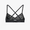 Calvin Klein UNLINED TRIANGLE Womens Lace Bra Black