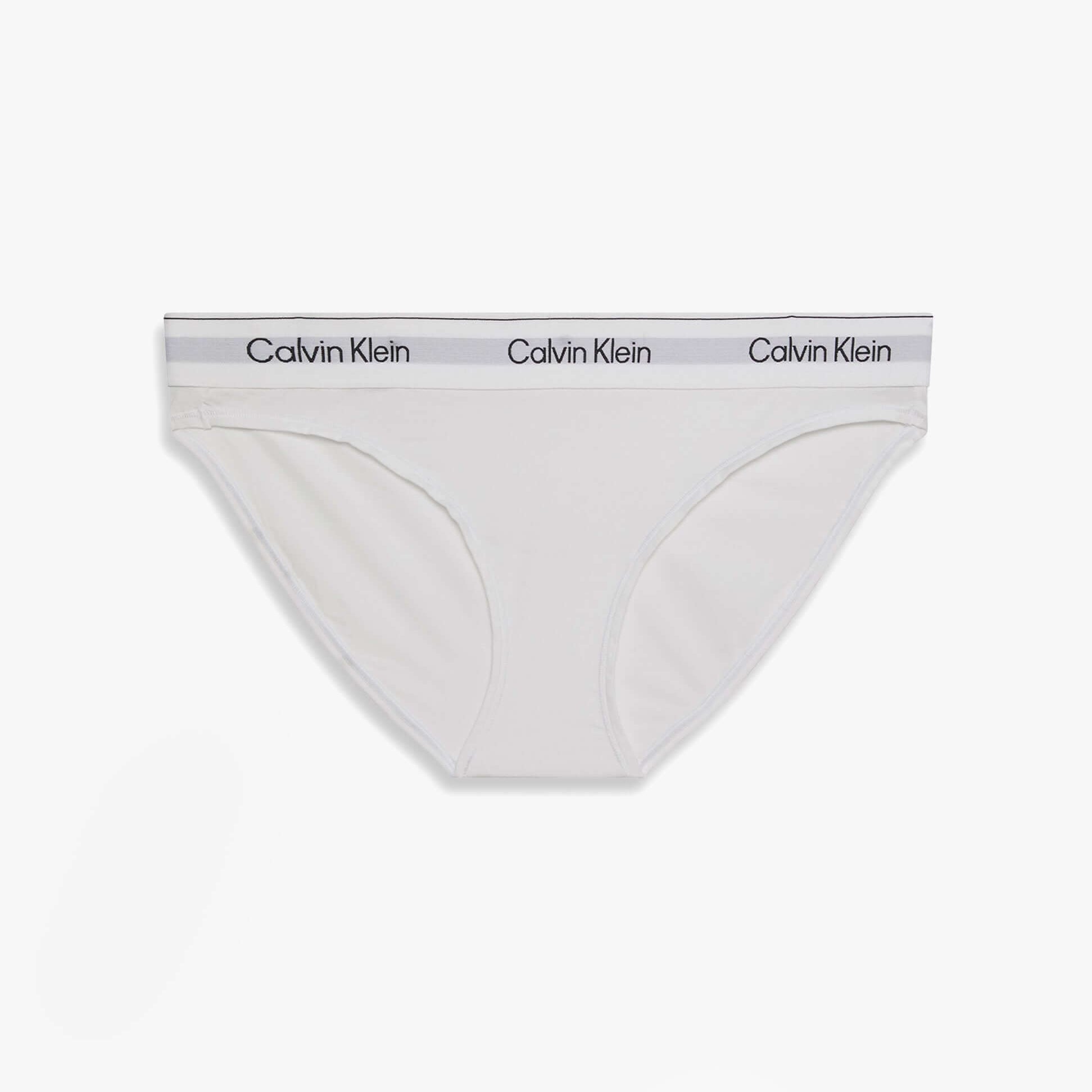 Calvin Klein Icon Cotton Modal Womens Bikini Brief White