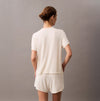 Calvin Klein ULTRA SOFT MODAL Womens Lounge Shorts Ivory