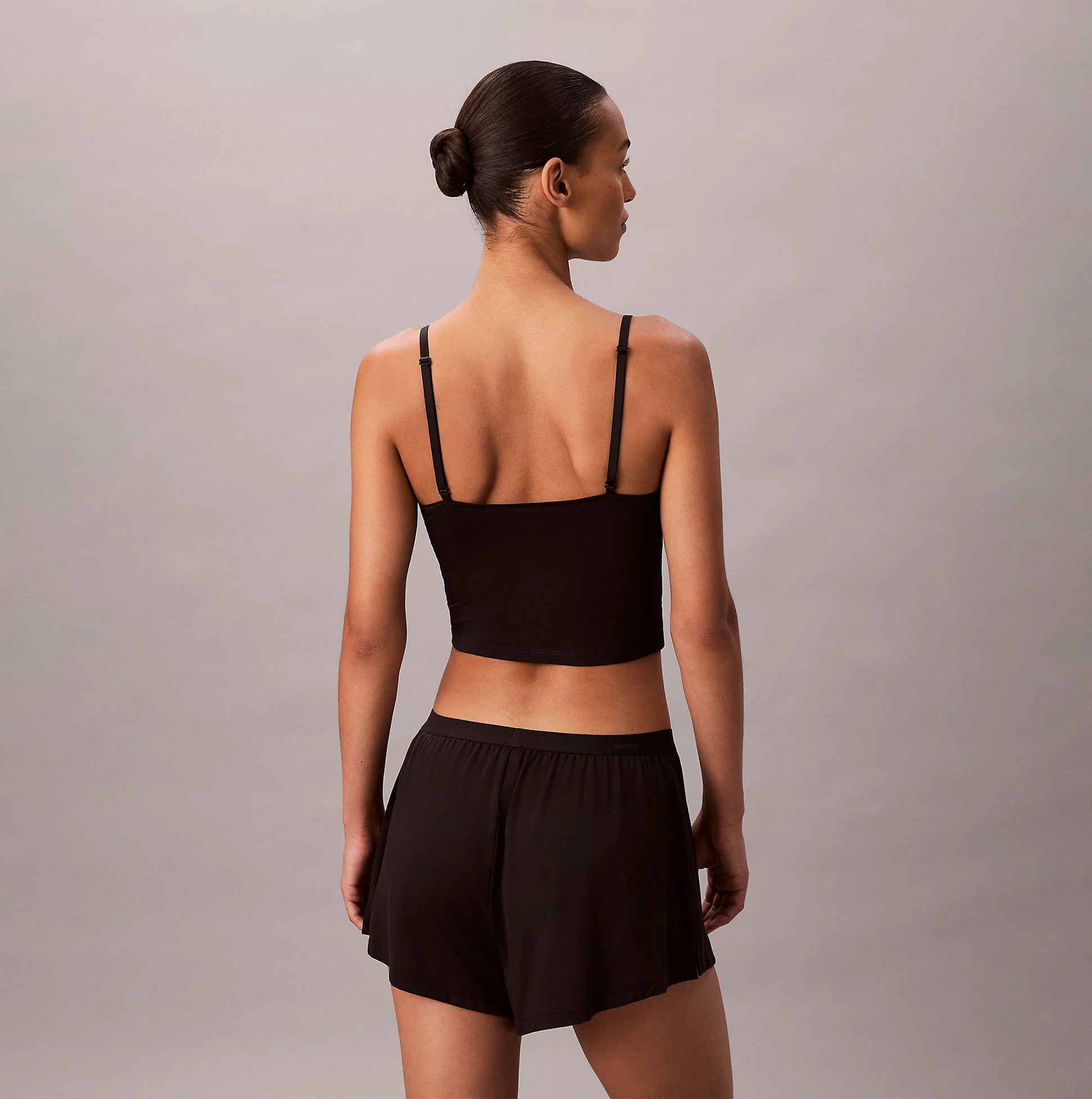 Calvin Klein ULTRA SOFT MODAL Womens Lounge Shorts Black