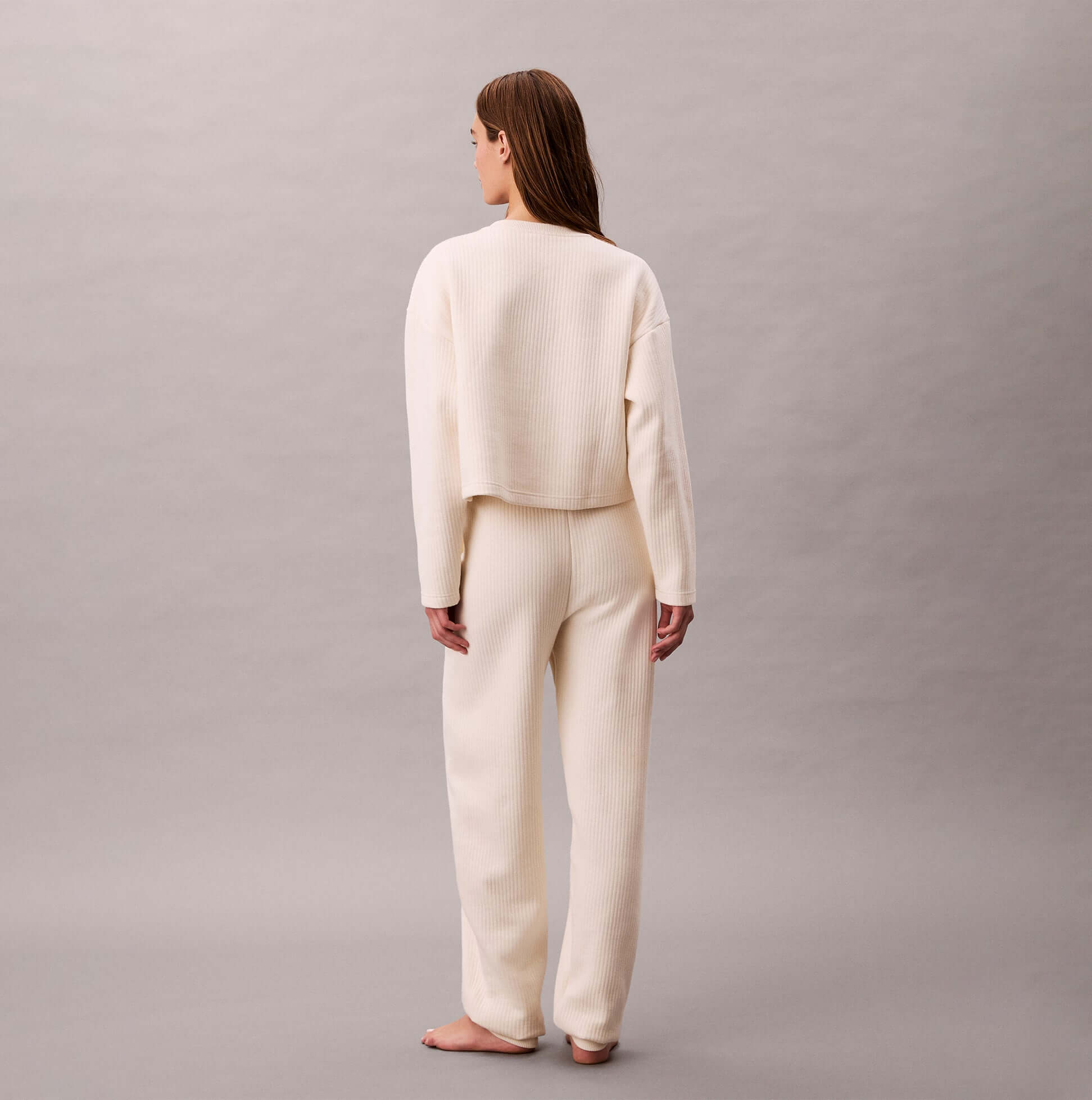 Calvin Klein QUILTED JOGGER Womens Ivory