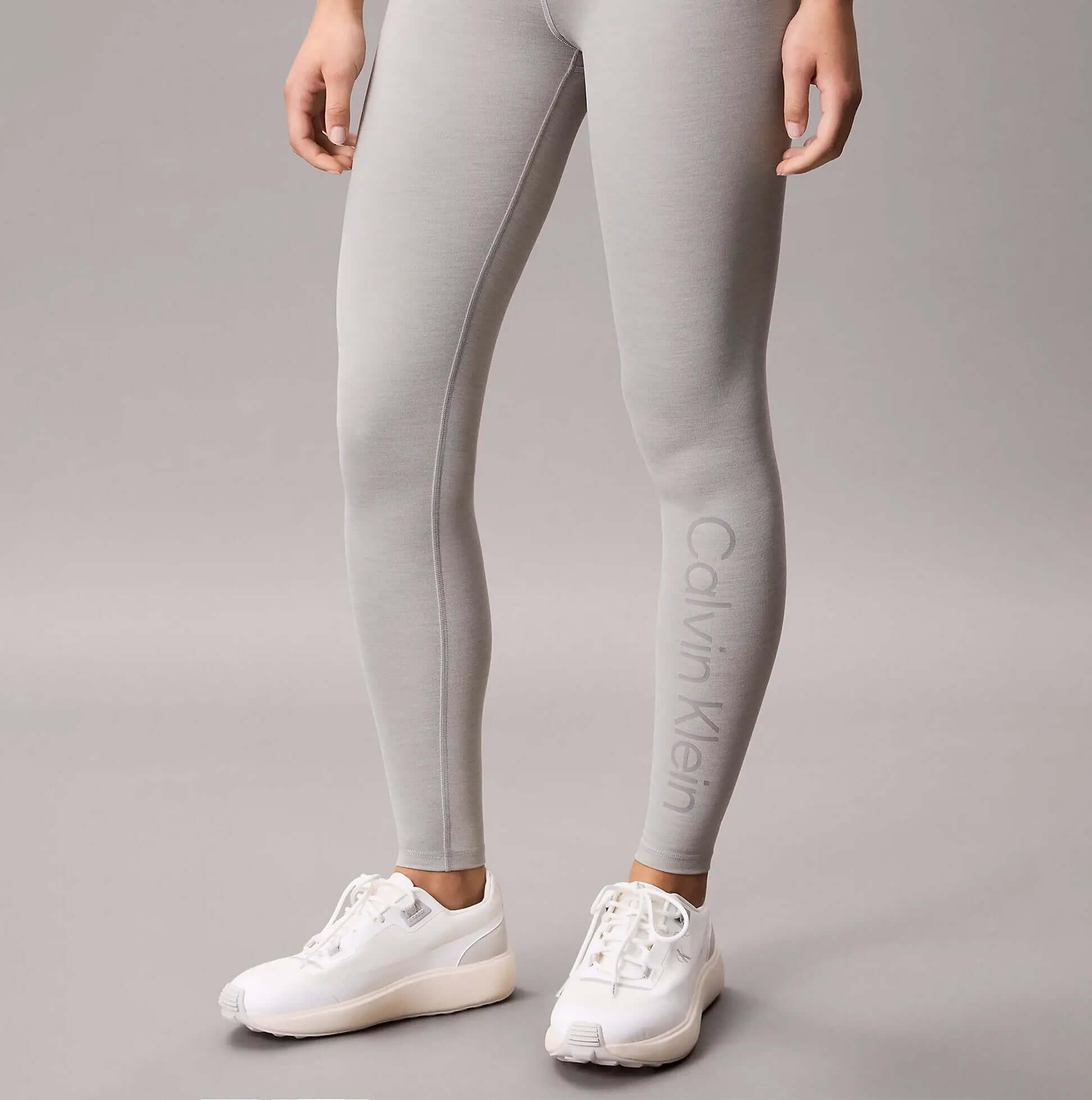 Calvin Klein LEGGING FULL Womens Full length Grey Heather