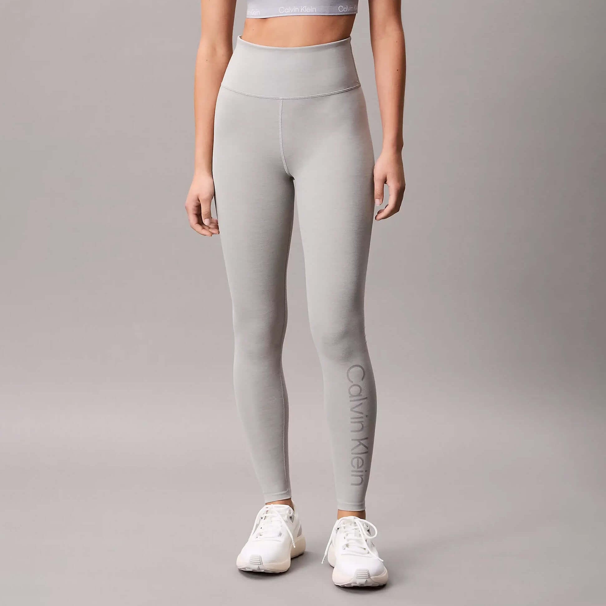 Calvin Klein LEGGING FULL Womens Full length Grey Heather