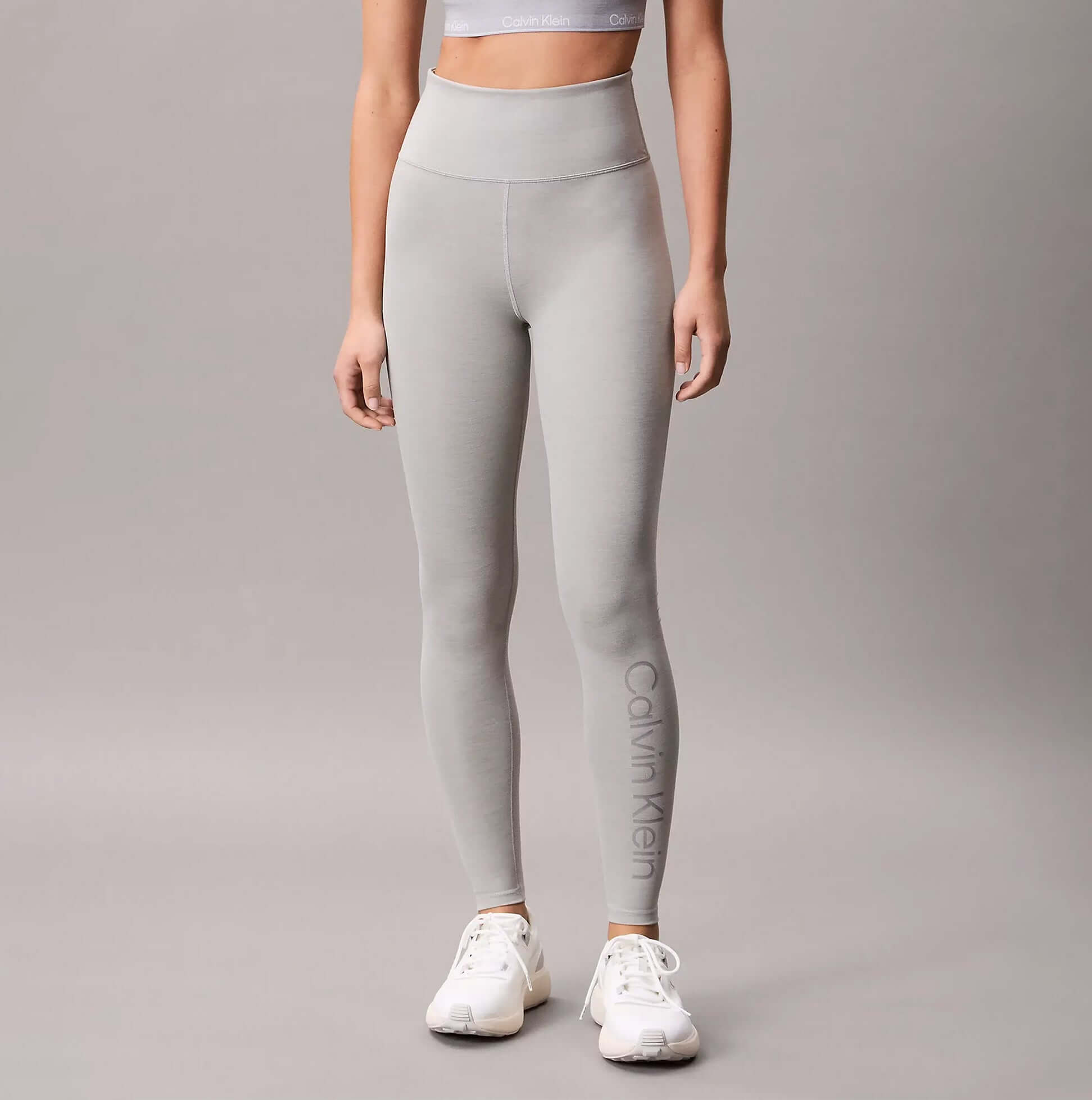 Calvin Klein LEGGING FULL Womens Full length Grey Heather