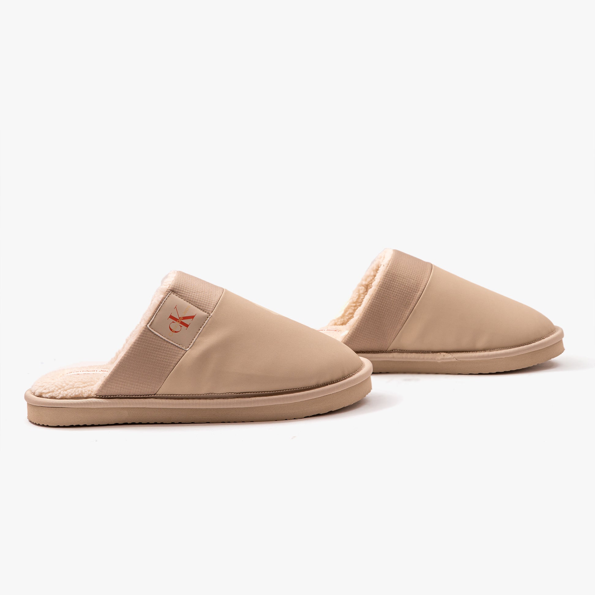 Calvin Klein HOME CLOG SURFACES Mens Slippers Taupe