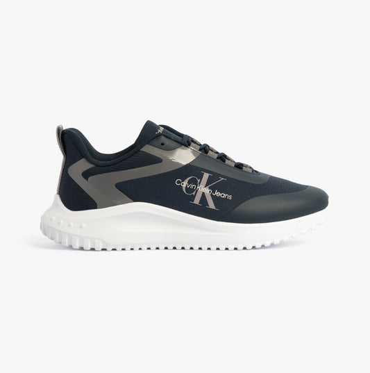 Calvin Klein EVA RUNNER LOW LACE Mens Trainers Calvin Navy/Black/B White