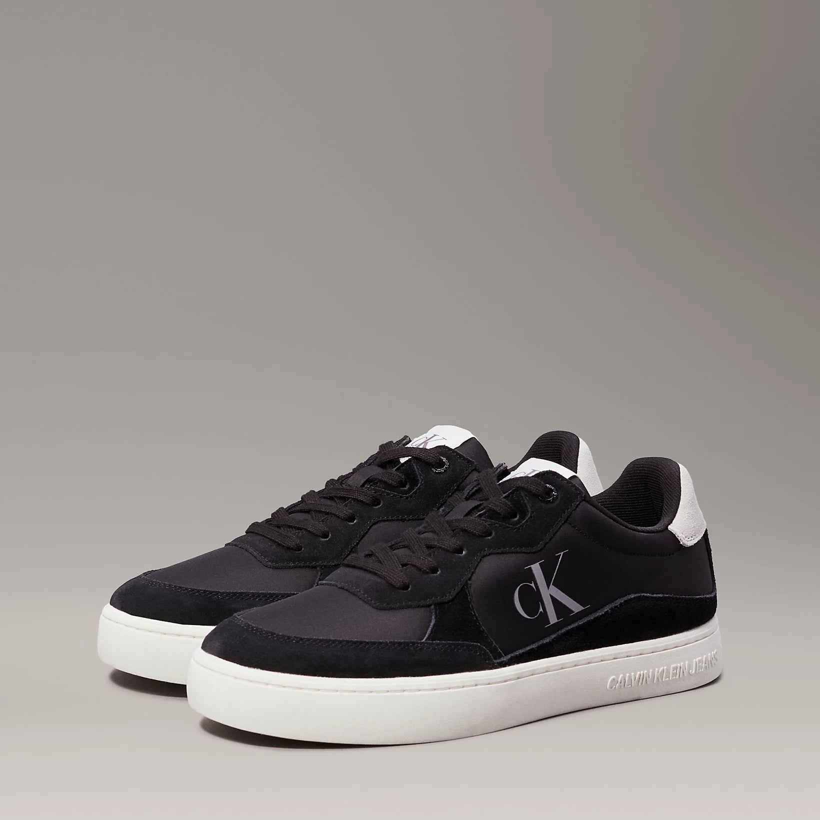 Calvin Klein CLASSIC CUPSOLE ICON Mens Trainers Black/Bright White