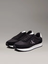 Calvin Klein RETRO RUNNER ICONIC Mens Trainers Black/Bright White