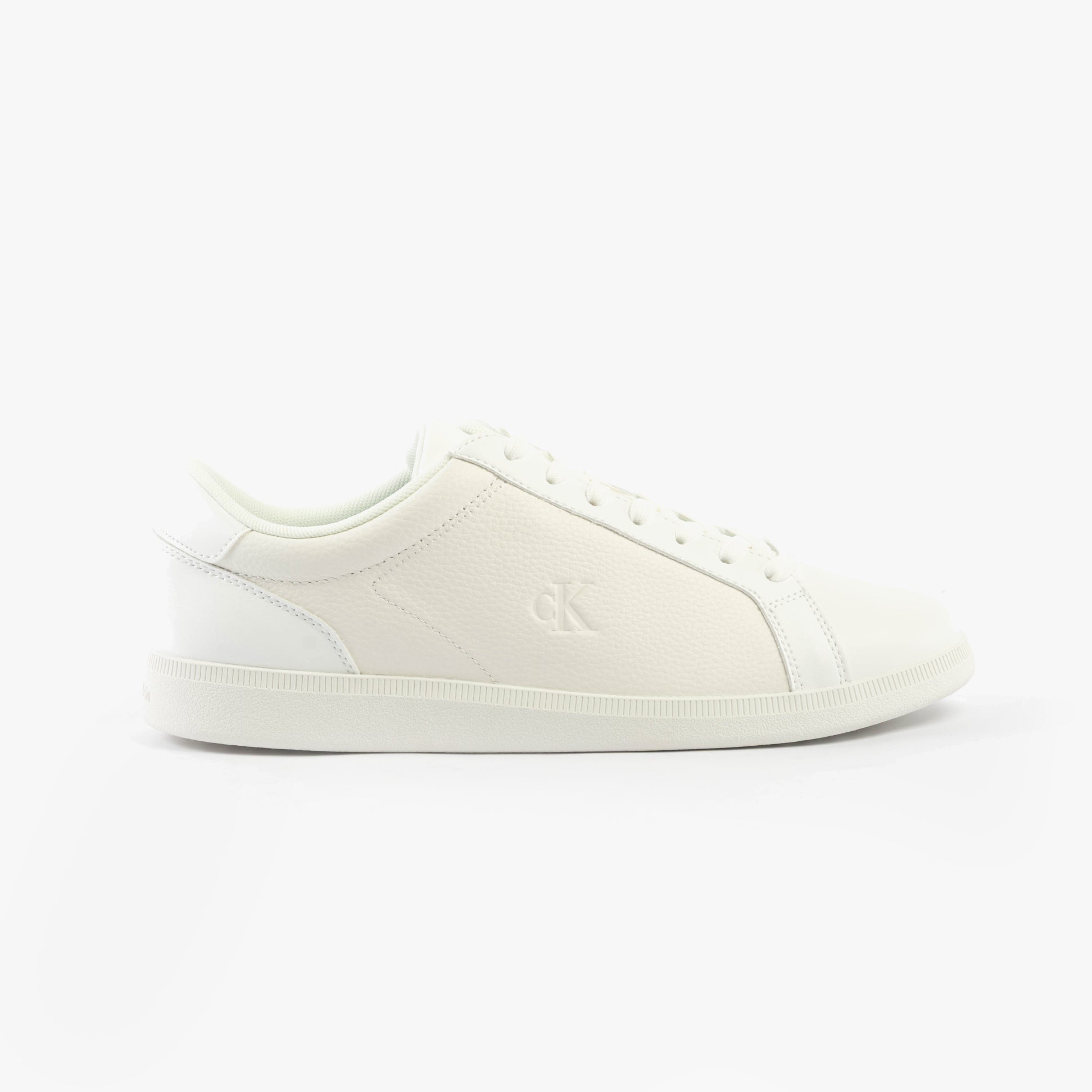 Calvin Klein LOW PROFILE CUPSOLE Mens Trainers Triple Bright White