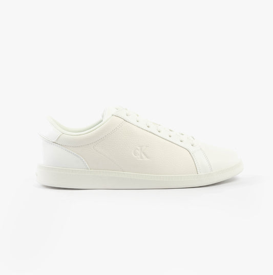 Calvin Klein LOW PROFILE CUPSOLE Mens Trainers Triple Bright White