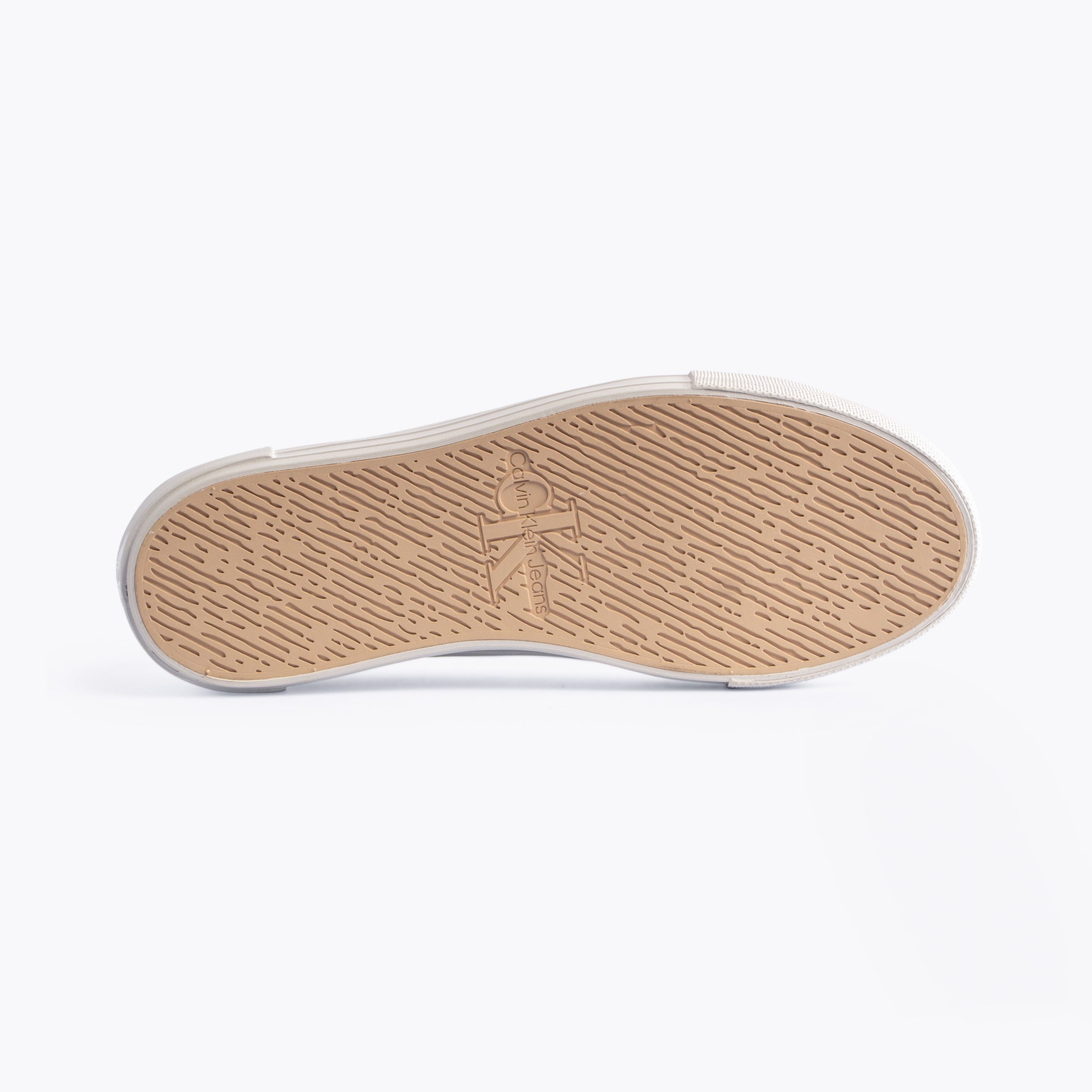 Calvin Klein BOLD VULCANISED Womens Trainers Creamy White/White/Whisper Pink