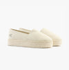 Calvin Klein FLATFORM Espadrille Womens Canvas & Plimsolls Turtle Dove