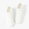 Calvin Klein VULC FLATFORM LOW Womens Trainers Triple Bright White