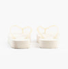 Calvin Klein BEACH SANDAL FLATFORM Womens Sandals Eggshell/Bright White