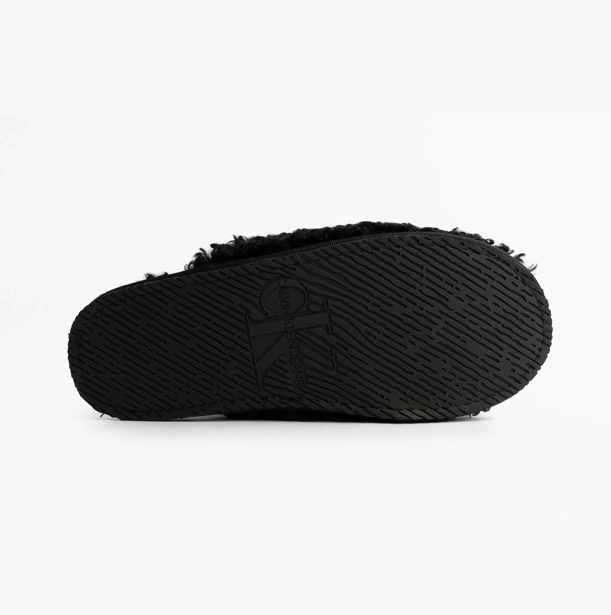 Calvin Klein CLOSE SLIPPER FUR Womens Slippers Black