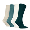 Calvin Klein 4 Pack Giftboxed Trainer Mens Crew Socks Green Combo