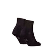 Calvin Klein 2 Pack Trainer Womens Ankle Socks Black