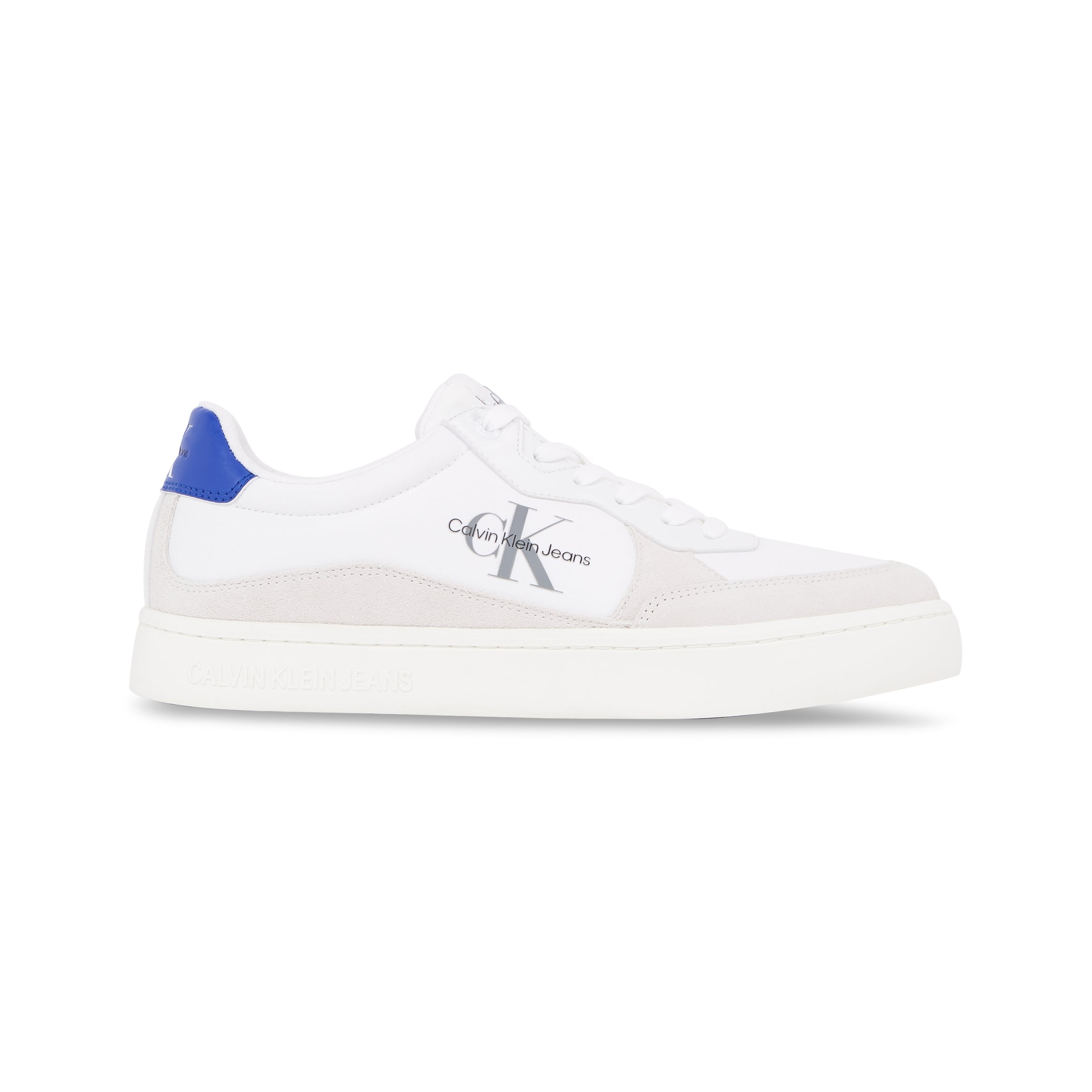 Calvin Klein CLASSIC CUPSOLE Mens Trainers Bright White/Sapphire Blue