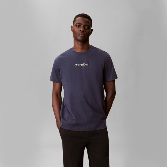 Calvin Klein S/S CREW NECK Mens T-Shirt Blue Nights