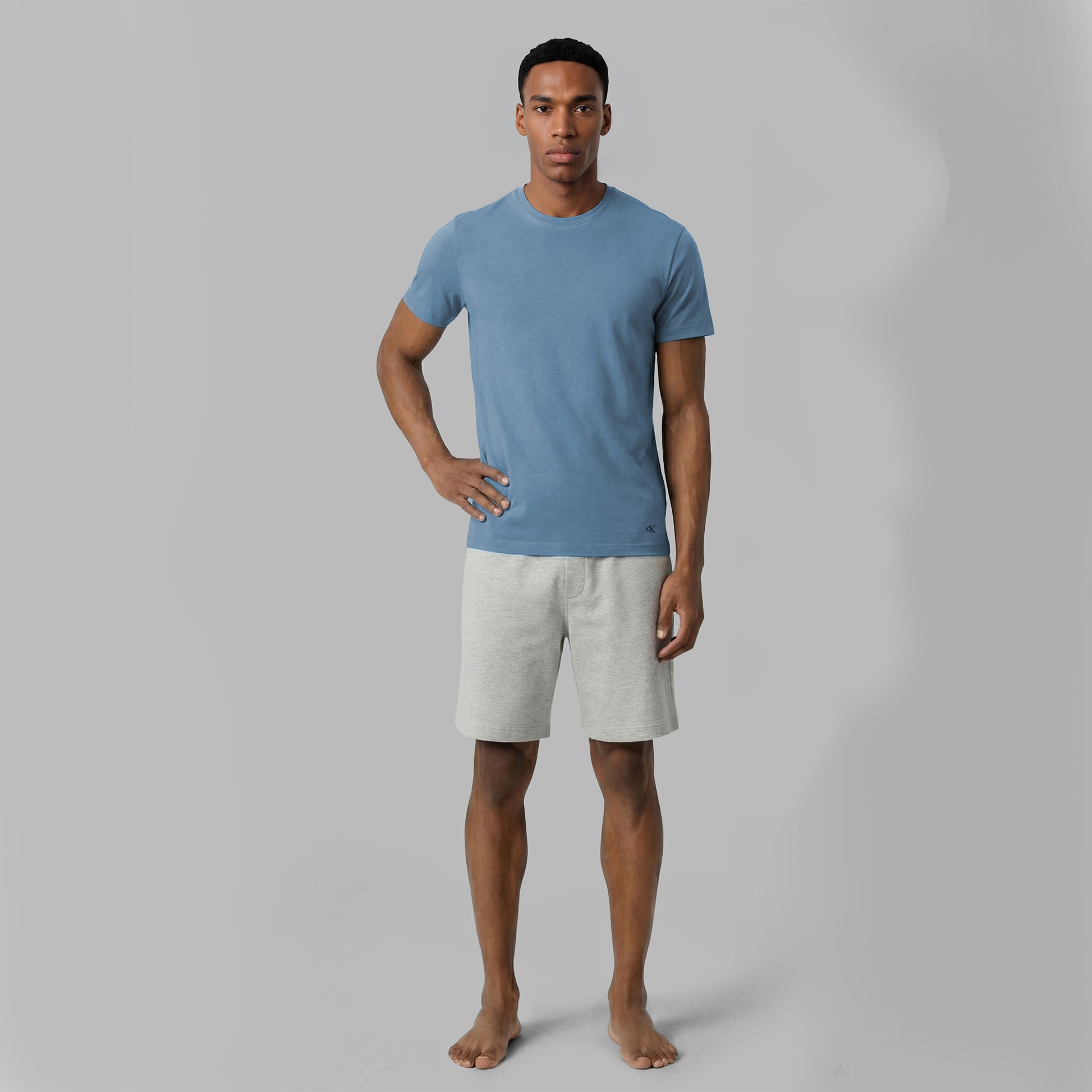 Calvin Klein S/S CREW NECK Mens 3 Pack T-Shirt Multicoloured