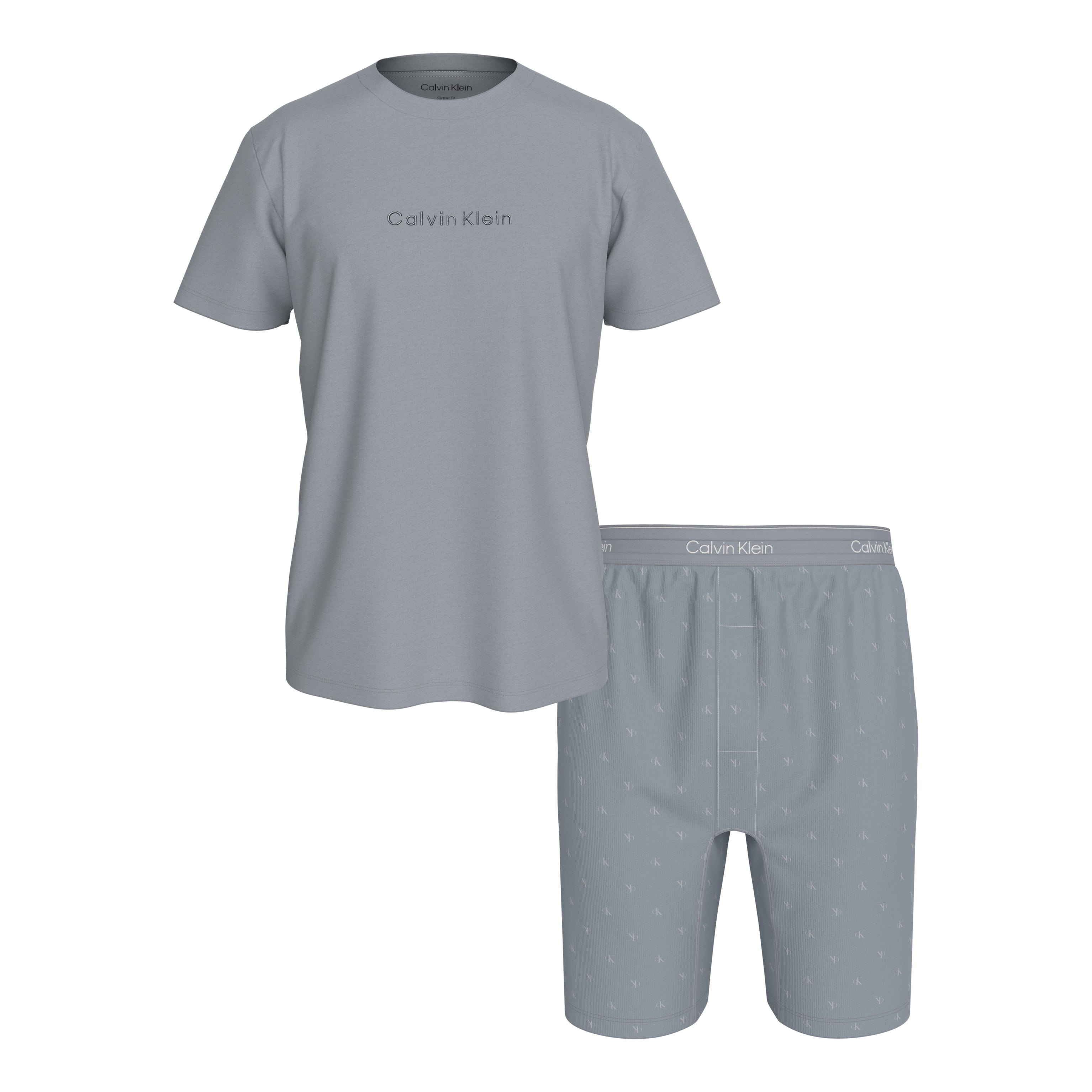 Calvin Klein COTTON STRETCH S/S Mens Pyjama Set Multicoloured