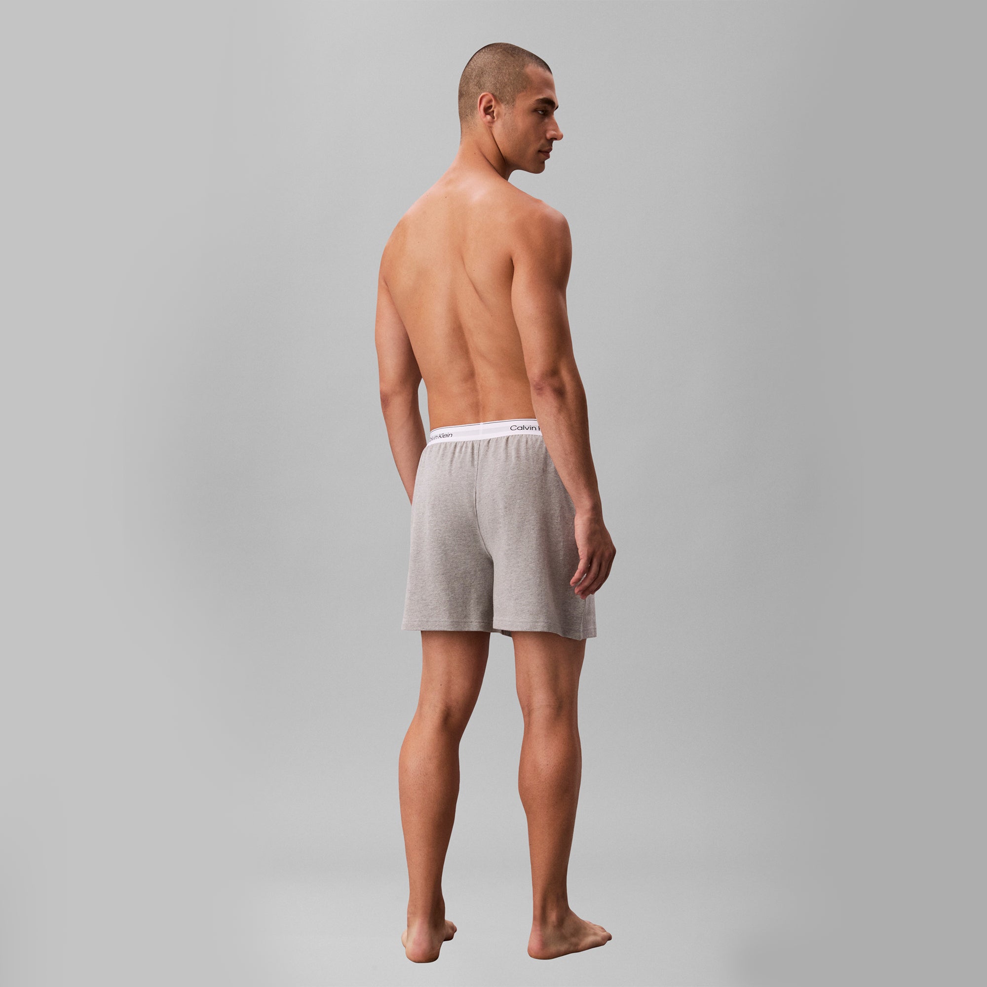 Calvin Klein SLEEP SHORT Mens Shorts Grey Heather